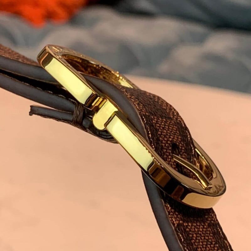 Louis Vuitton Mini Damier Ebene Belt 25mm M9744V view 5