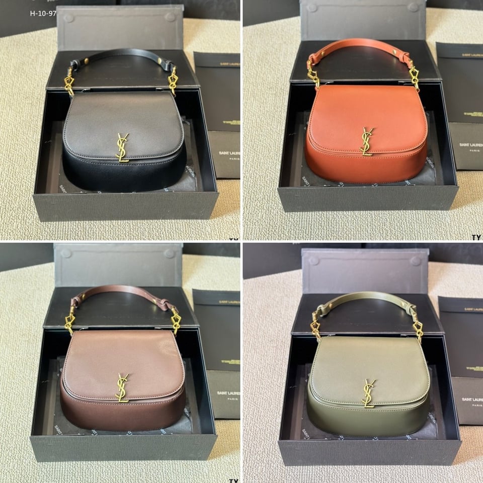 Saint Laurent Voltaire Top Handle In Box Orange 20Cm view 8