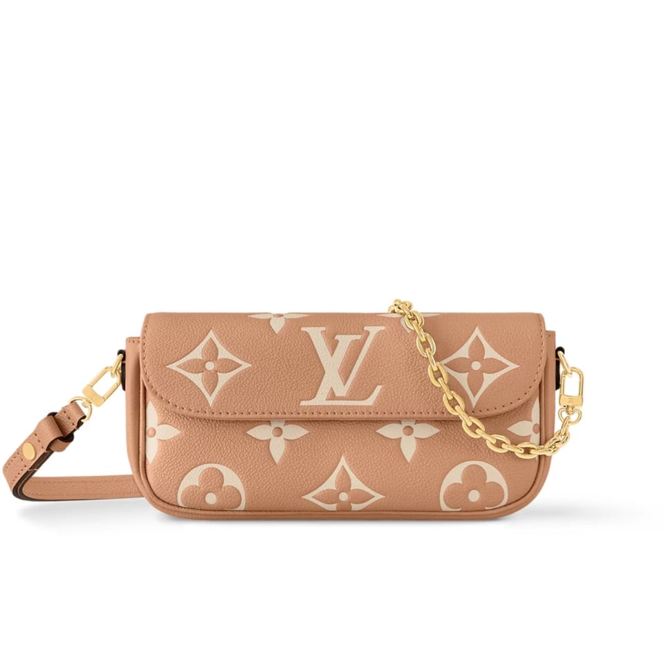 Louis Vuitton Ivy Bag Monogram Empreinte Cream 23.5Cm M12758 view 2