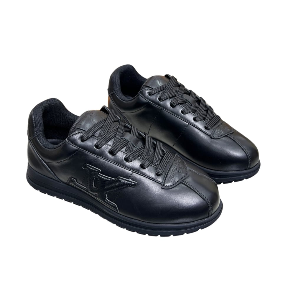 Louis Vuitton LV Trainer Triple Black Sneakers – Women’s Shoes view 2