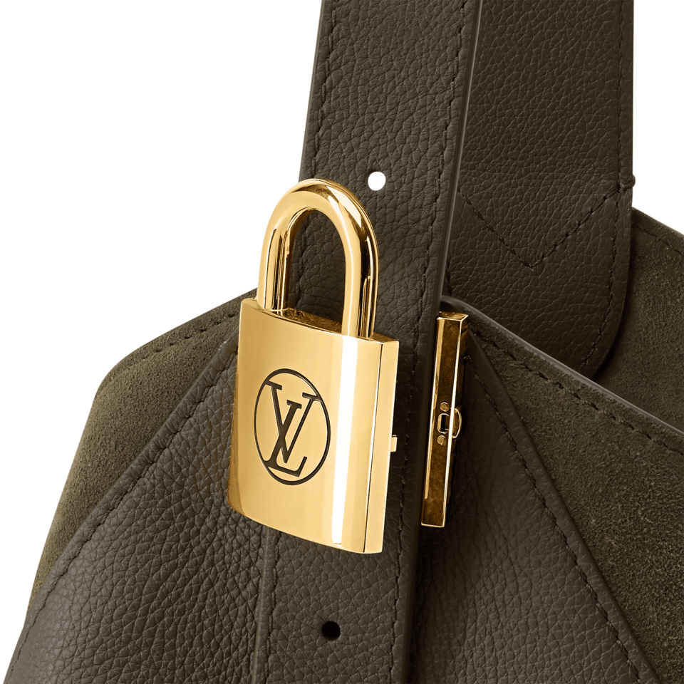 Louis Vuitton Hobo MM Dark Fango M29144 31cm/12.2in view 5