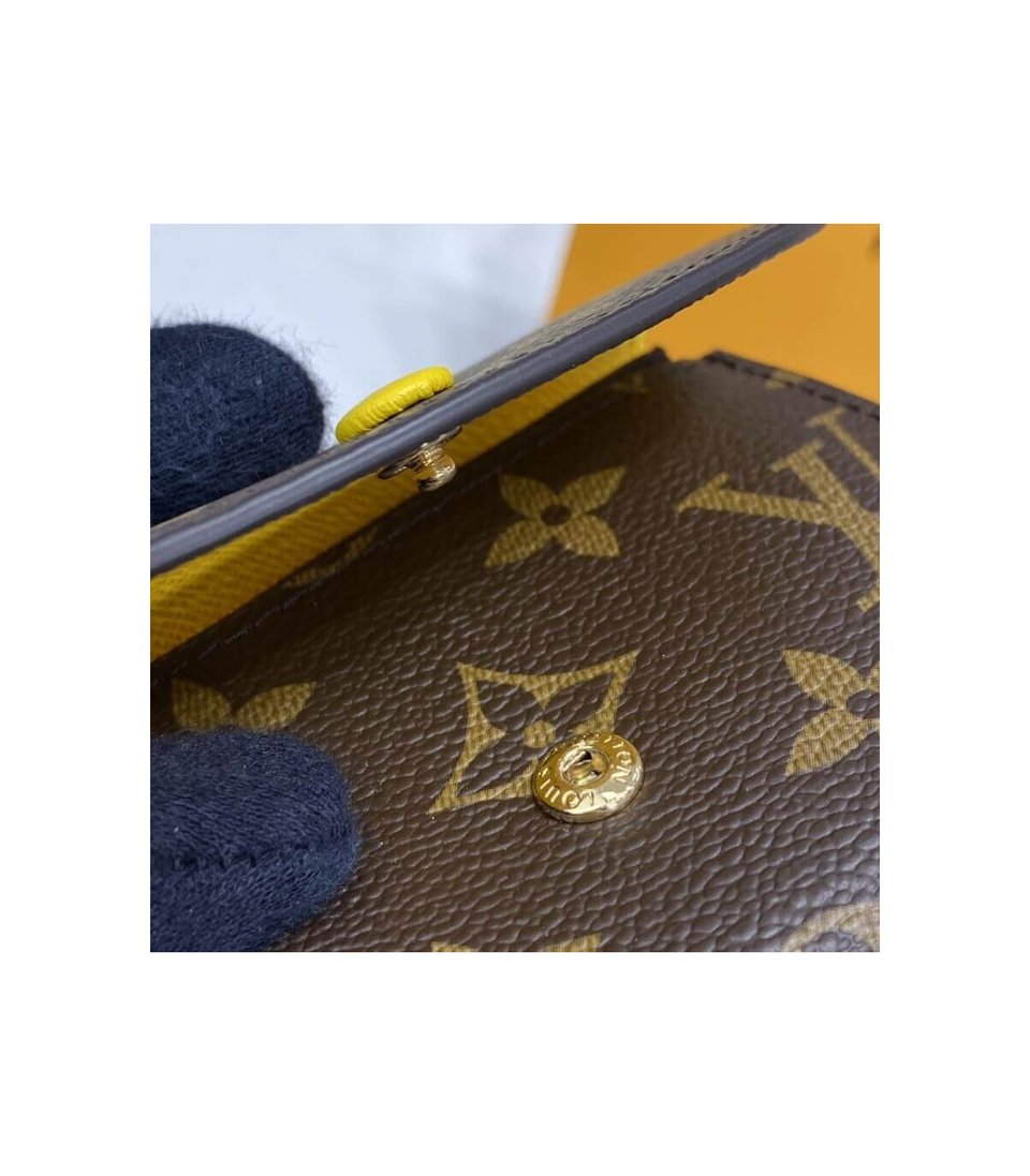 Louis Vuitton Monogram Canvas Rosalie Coin Purse Yellow view 8