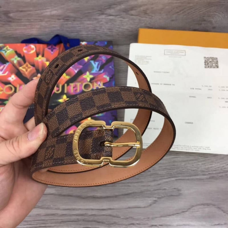 Louis Vuitton Damier Canvas Mini Belt 25mm M9744V view 11