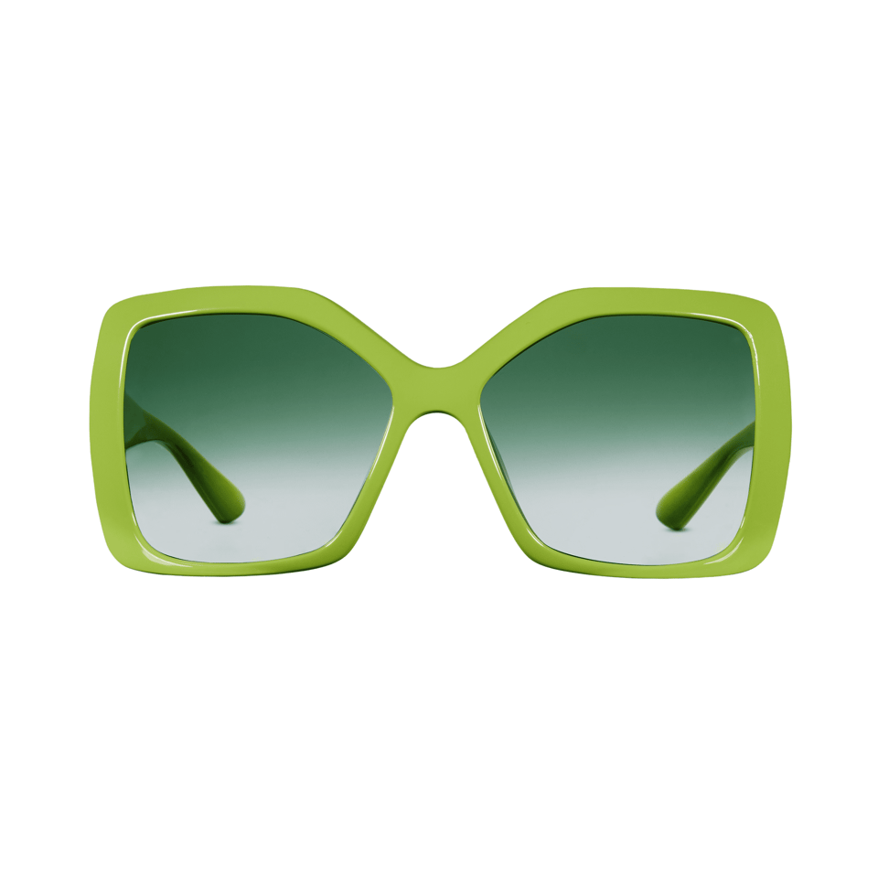 Gucci Acid Green Square Frame Sunglasses GG2015S