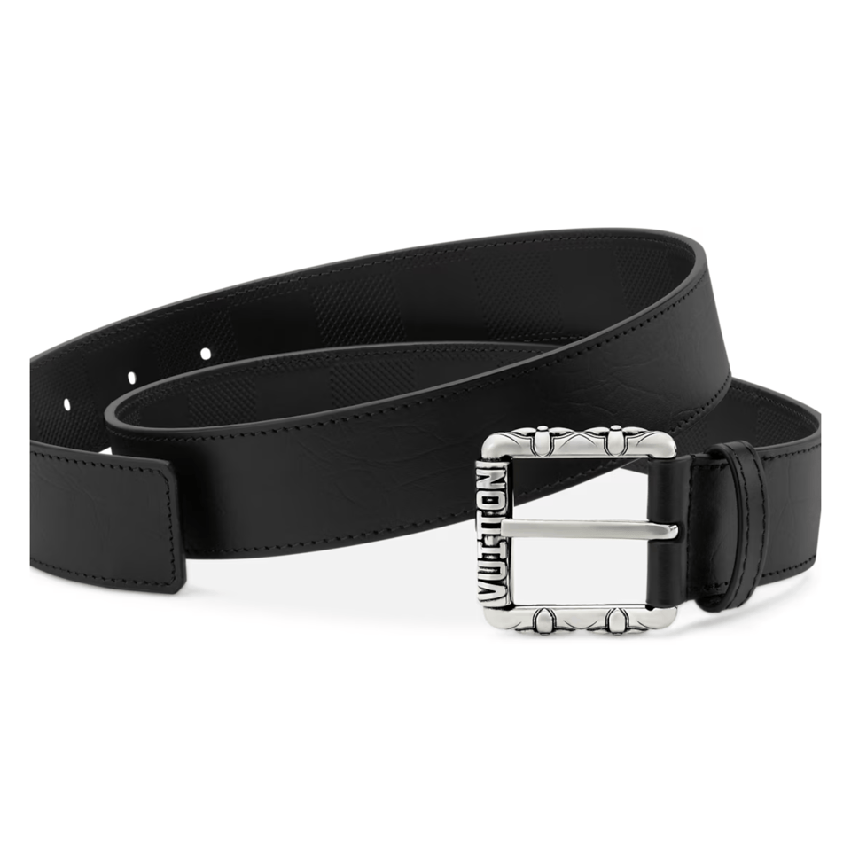 Louis Vuitton LV Drift Rockabilly 35mm Reversible Men Belt M4396T view 3