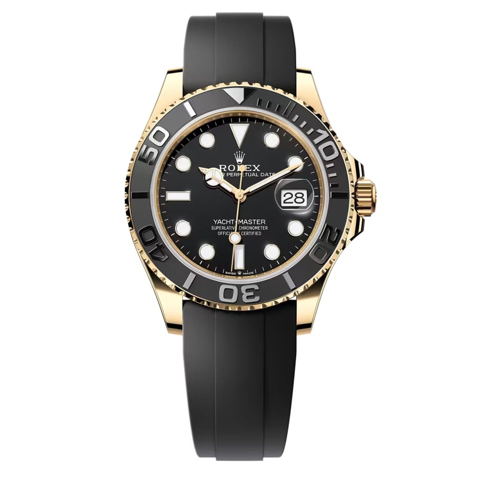[Superclone] Rolex Yacht-Master 42mm Black Dial Oysterflex 226658