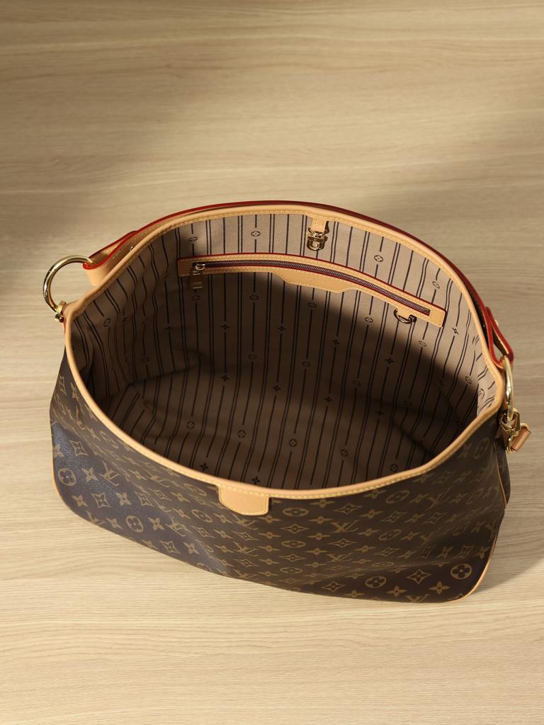 Louis Vuitton Delightful Monogram Bag Brown 40Cm M40352 view 6