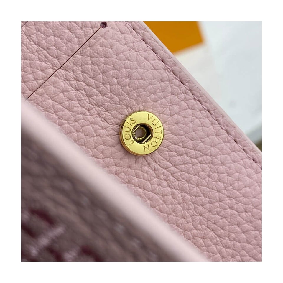 Louis Vuitton Monogram Empreinte Clea Wallet Pink view 8