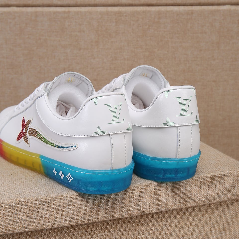 Louis Vuitton Luxembourg Samothrace Sneaker White 1A9G05 view 8
