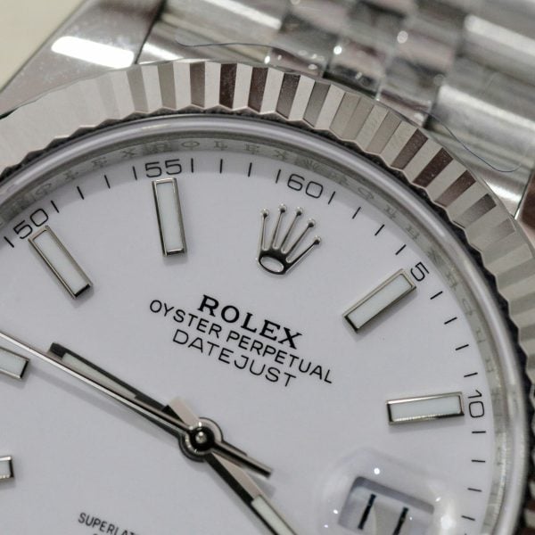 [Superclone] Rolex Datejust 41mm White Dial Jubilee 126334 view 6