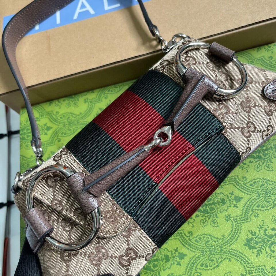Gucci GG Horsebit Chain Small Shoulder Bag view 13