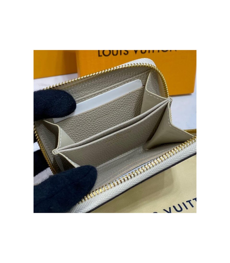 Louis Vuitton Lockme Zippy Coin Purse Greige view 11
