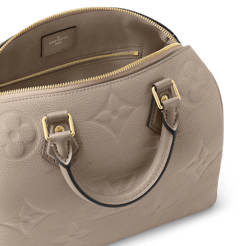 Louis Vuitton Speedy Bandoulière 25 Monogram Empreinte Tourterelle 25cm M59273 view 5