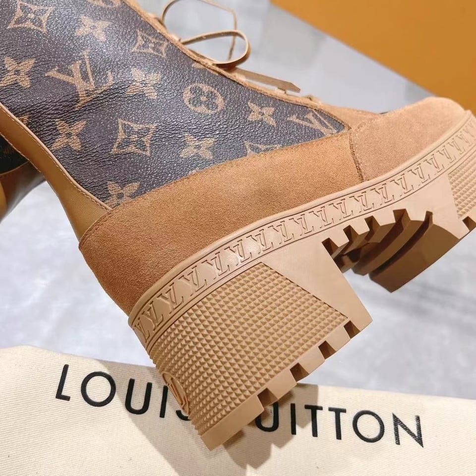 Louis Vuitton Laureate Platform Desert Boot Brown view 6