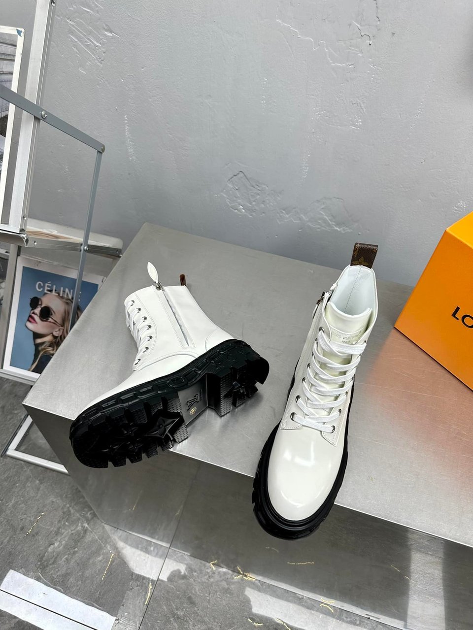 Louis Vuitton Lv Record Ranger Boot White view 7