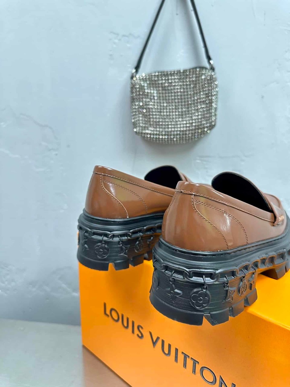 Louis Vuitton Lv Record Loafer Brown view 8