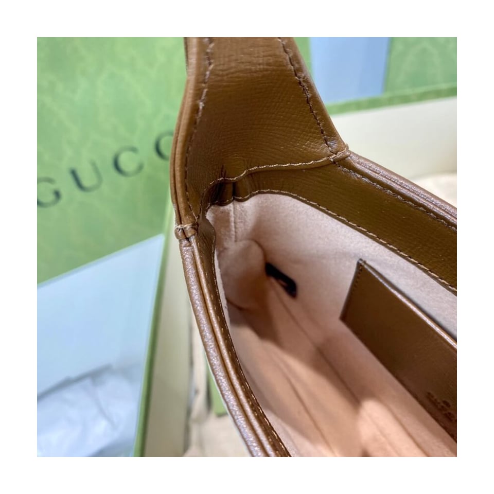 Gucci Jackie 1961 Mini Shoulder Bag in GG Canvas 19cm view 12