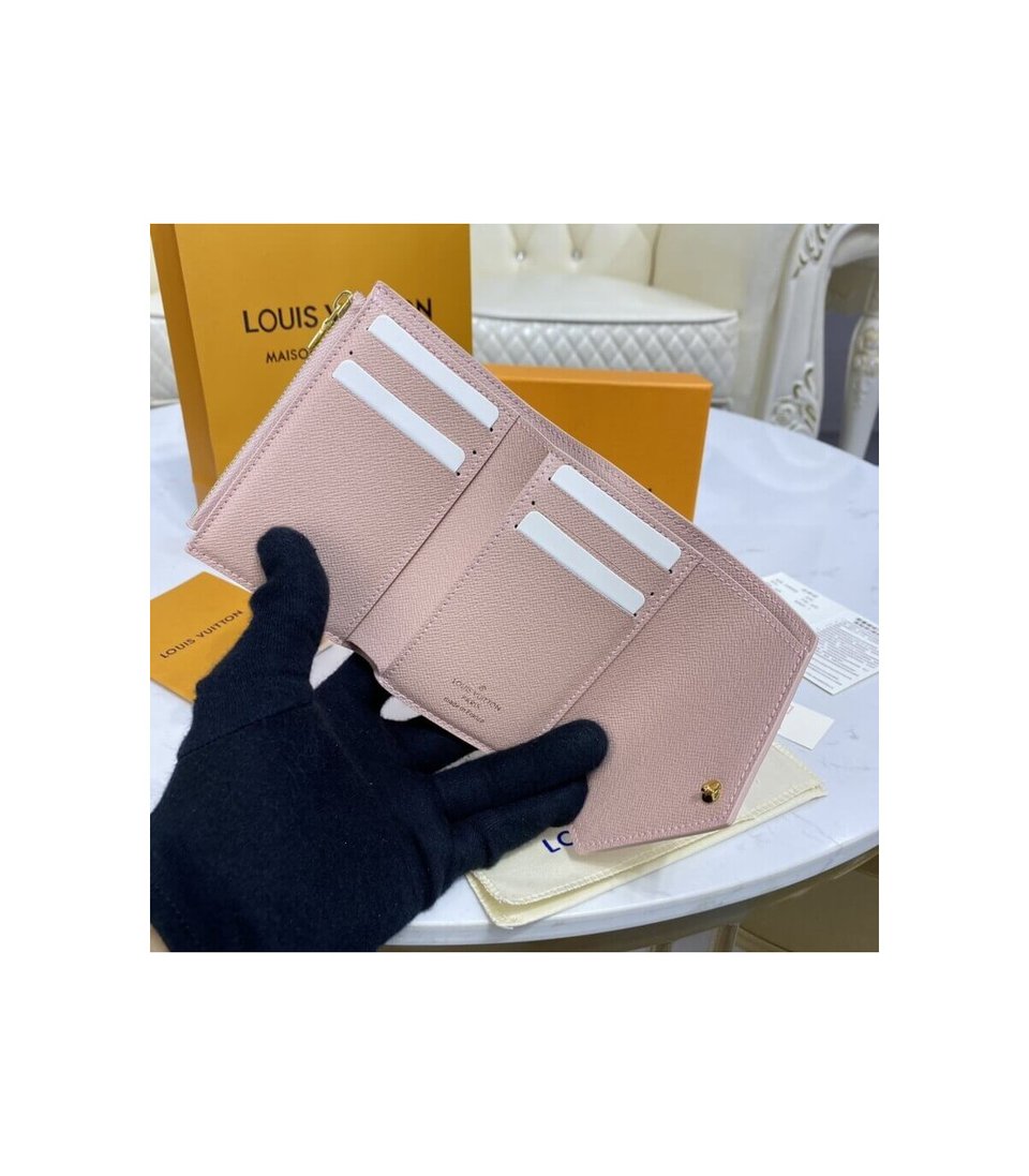 Louis Vuitton Victorine Wallet Mist Gray view 11