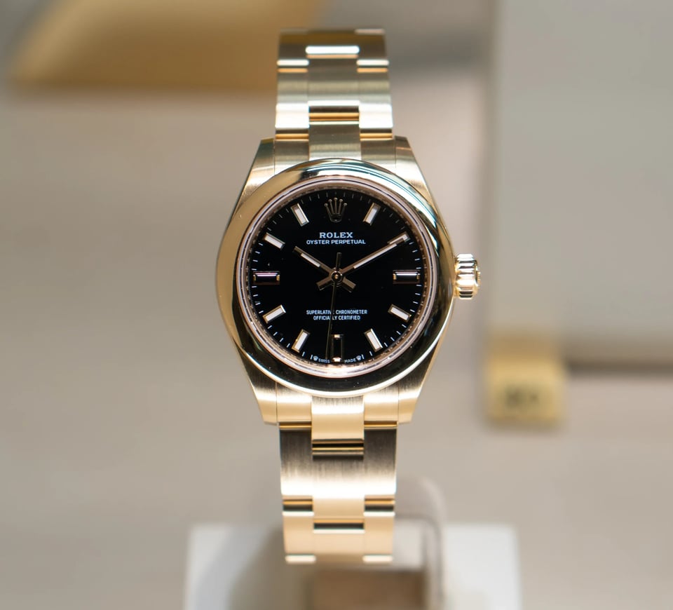 [Superclone] Rolex Oyster Perpetual 28mm Black Stone Dial Oyster 276208 view 3
