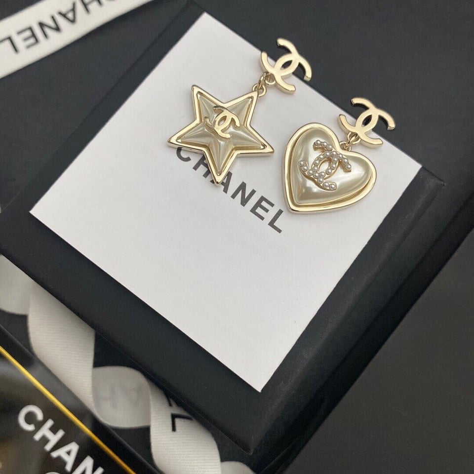 Chanel Cc Gold Earrings view 2