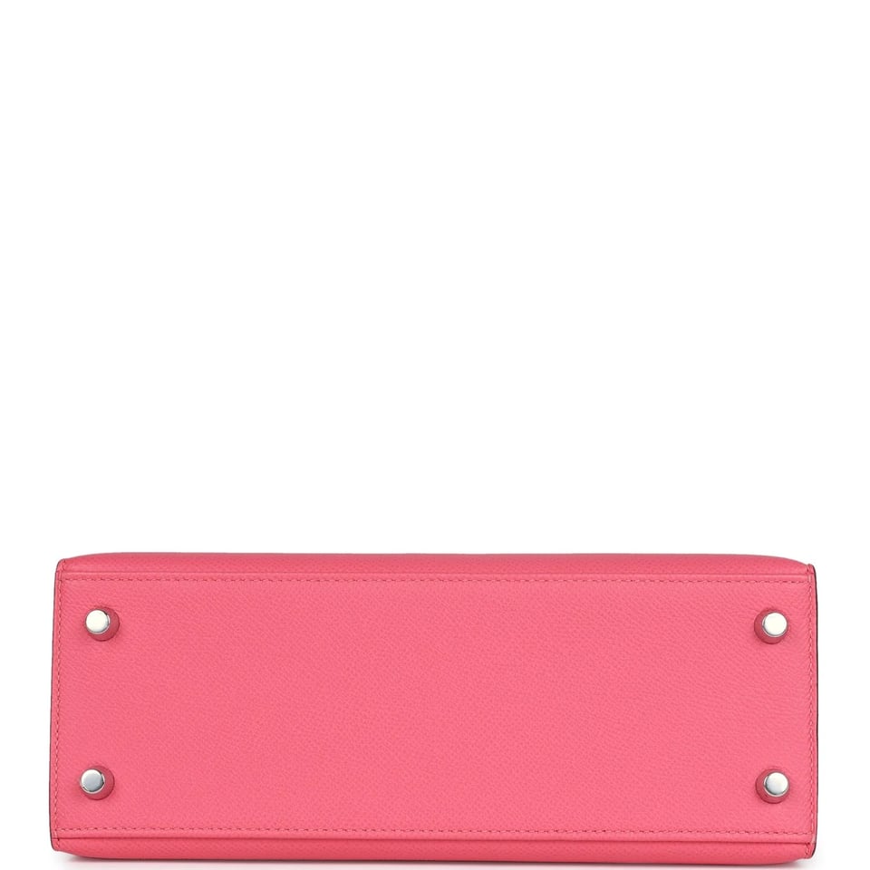 Hermes Kelly 25 Bag In Rose Azalee Epsom Leather For Women 25cm/10in view 6