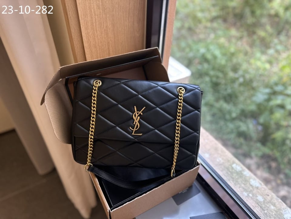 Saint Laurent Puffer Bag Black 33Cm view 7