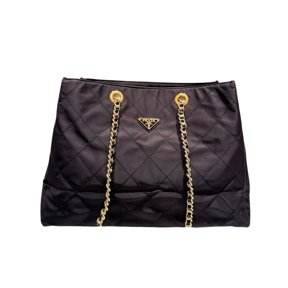 Prada Re Edition 1995 Re Nylon Tote Bag Black 42Cm view 2