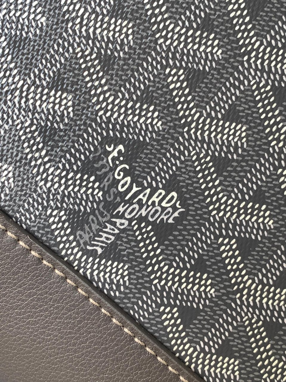 Goyard Cisalpin Document Case 39cm Gray Goyardine Canvas And Calfskin view 7