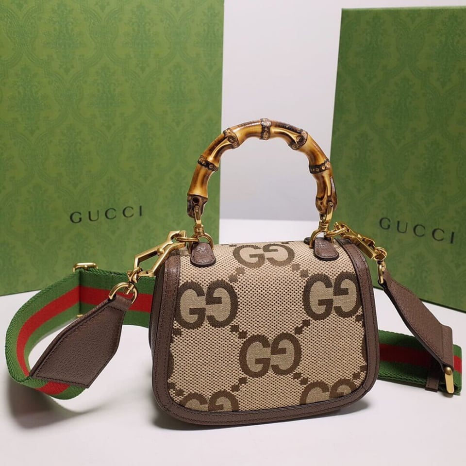 Gucci Bamboo 1947 Jumbo GG Mini Bag view 7