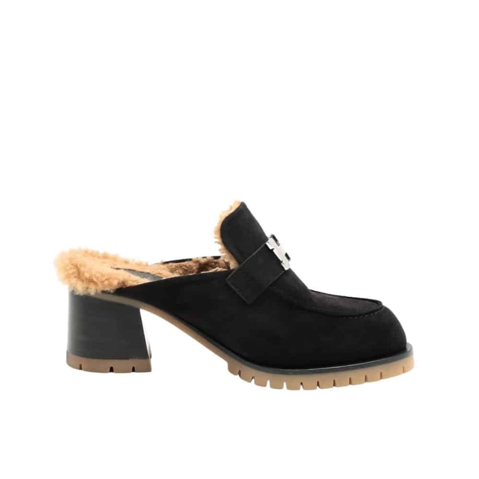 Hermes Flore 60 Mule Black