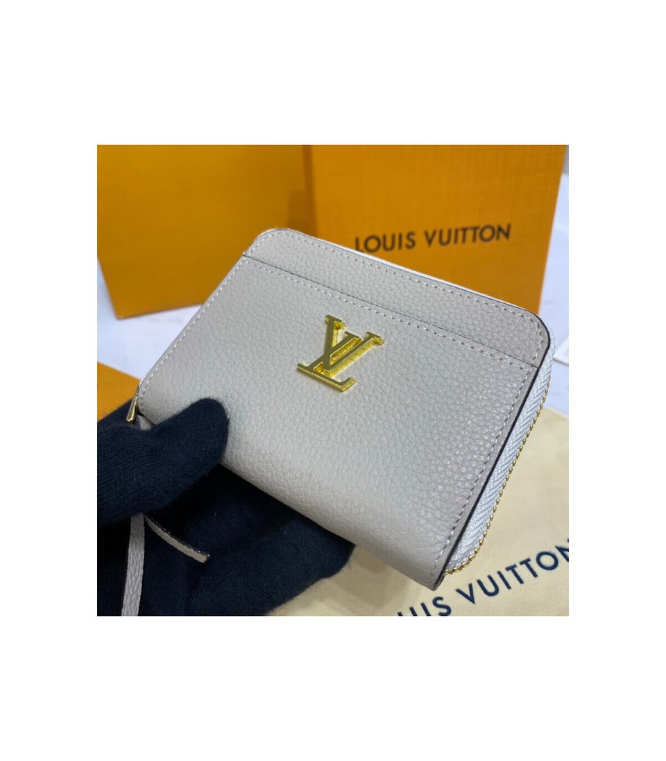 Louis Vuitton Lockme Zippy Coin Purse Greige view 5