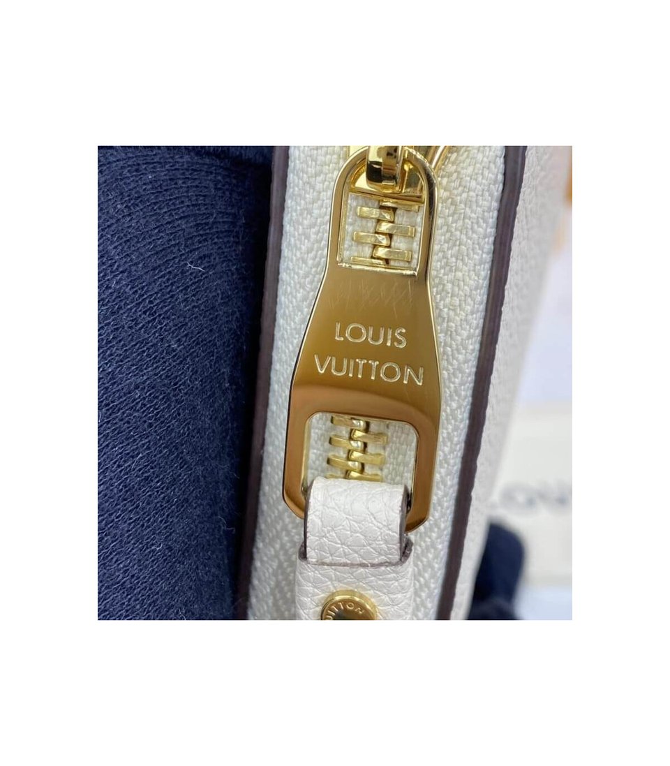 Louis Vuitton Zippy Wallet Cream/Saffron view 7