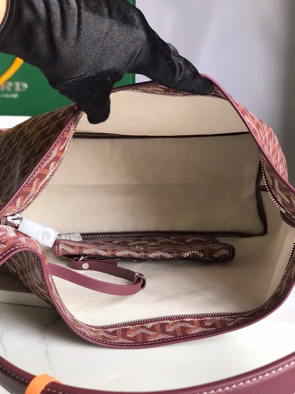 Goyard Hobo Boheme 42Cm Red Canvas view 9