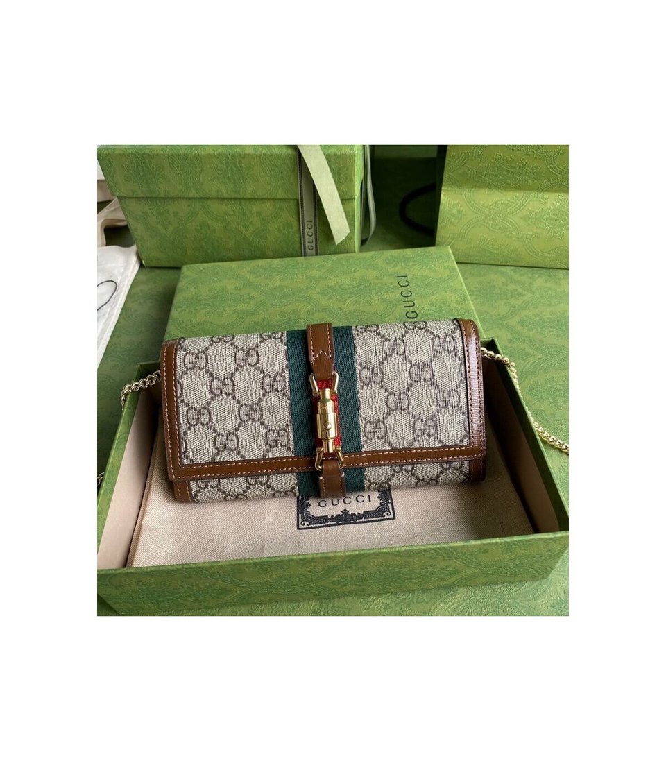 Gucci Jackie 1961 Chain Wallet 19cm view 3