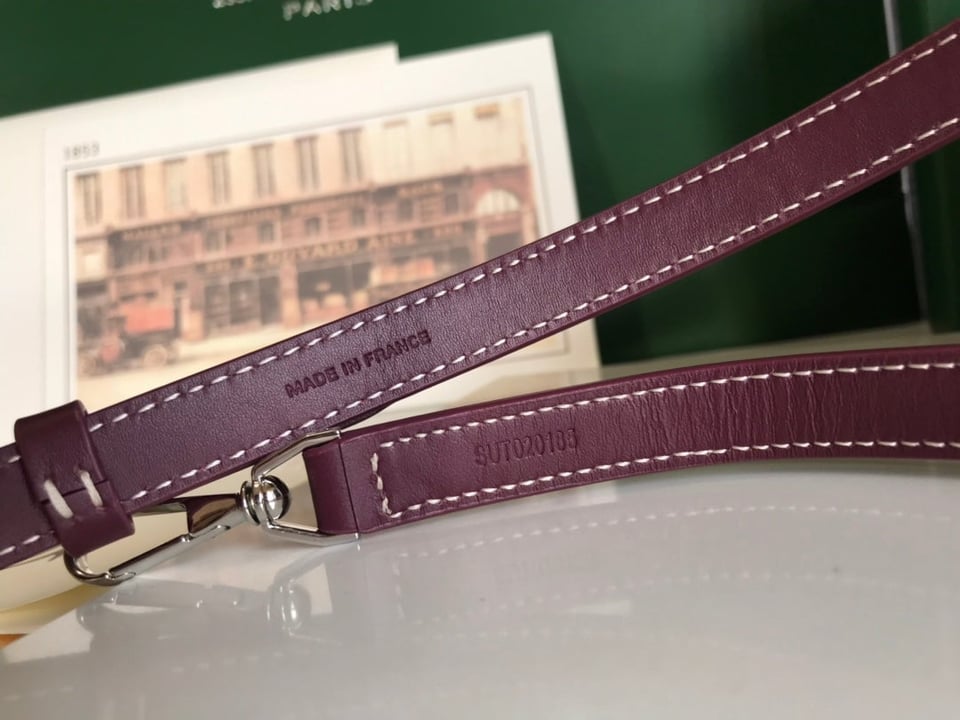 Goyard Muse Vanity Case 20 Cm Wine Red Goyardine Canvas view 8