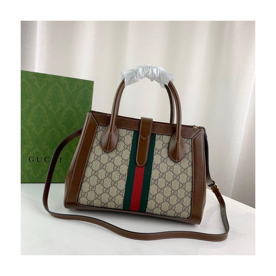 Gucci Jackie 1961 Medium Tote Bag in GG Supreme 30cm view 6