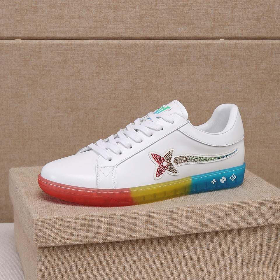 Louis Vuitton Luxembourg Samothrace Sneaker White 1A9G05 view 5