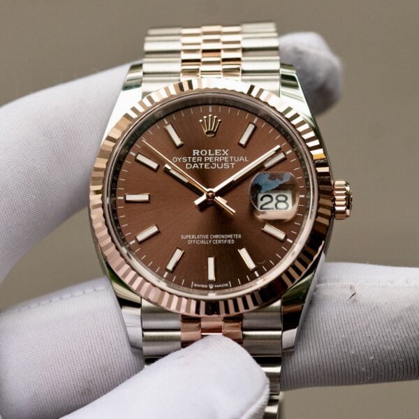 [Superclone] Rolex Datejust 36mm Chocolate Dial Jubilee 126231 view 2