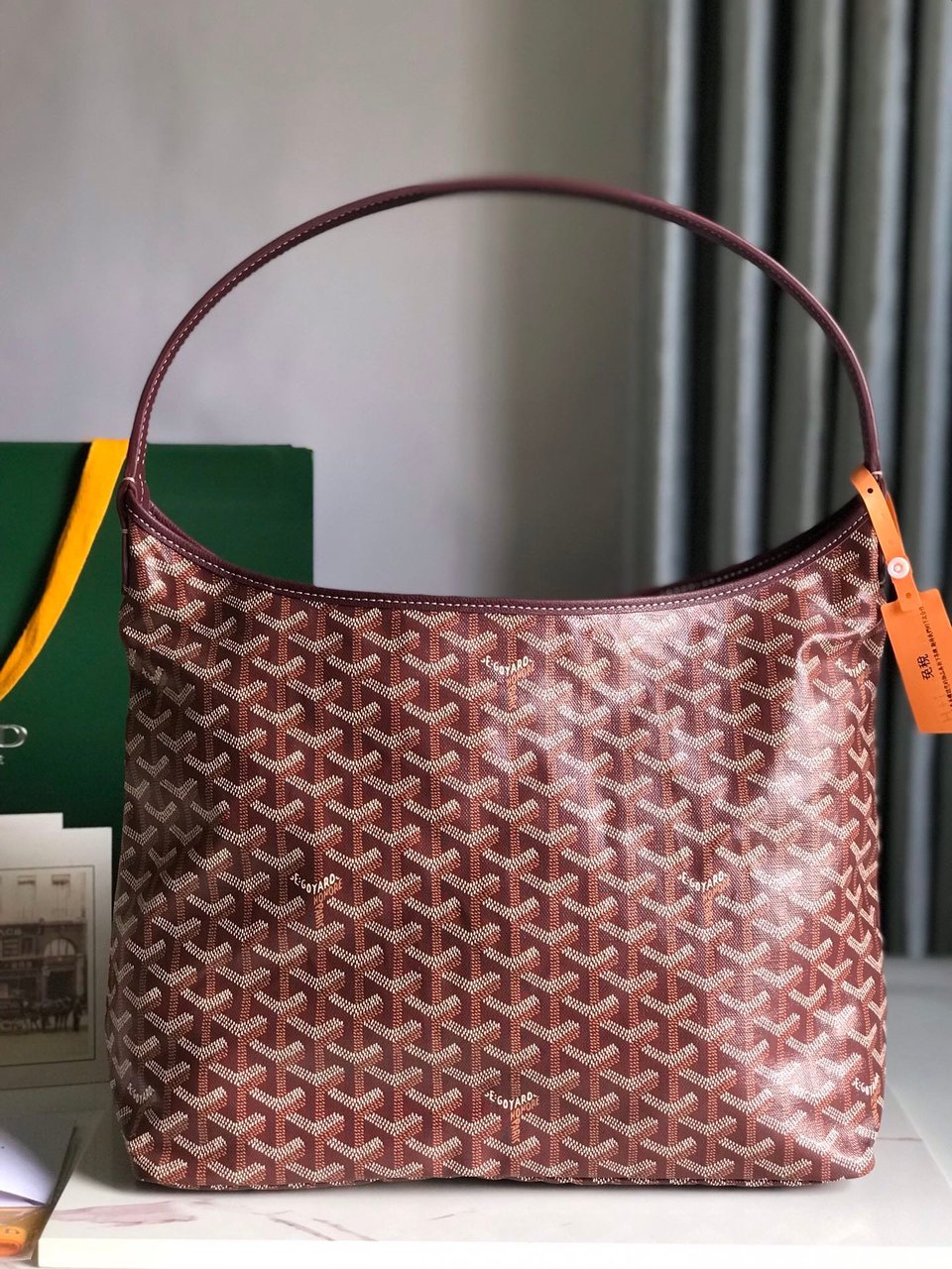 Goyard Hobo Boheme 42Cm Red Canvas view 4