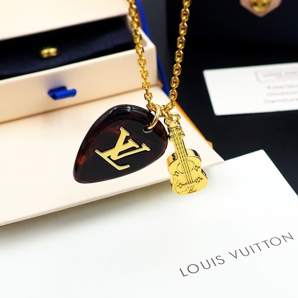 Louis Vuitton Lv Picks Necklace Gold M01865 view 3