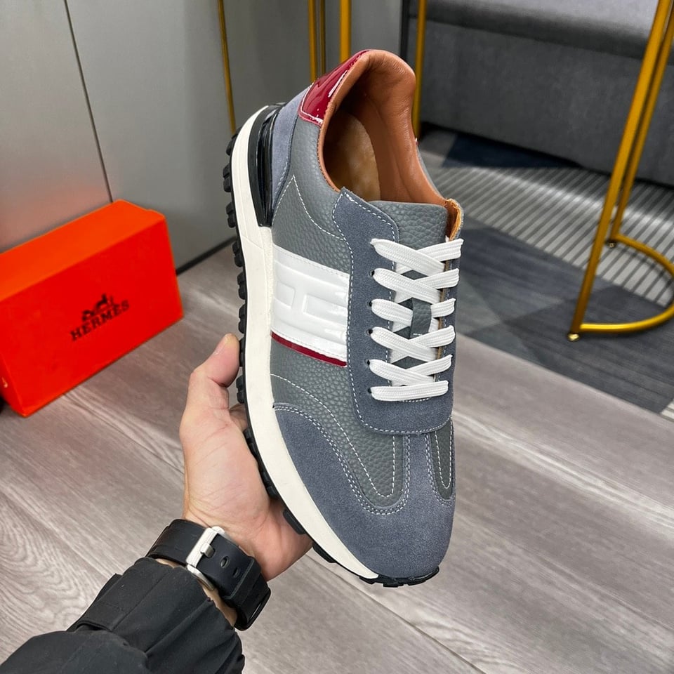 Hermes Trail Sneaker Grey view 11