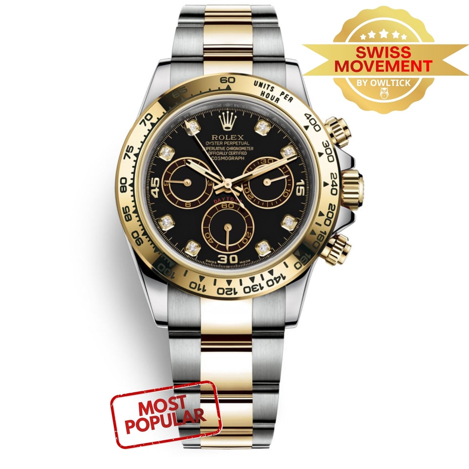 [Superclone] Rolex Daytona 40 mm Black Dial Oyster 116523/2