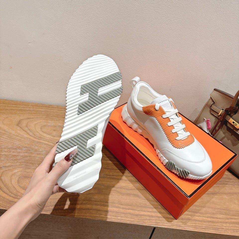 Hermès Day Sneaker White- Shoes for Men view 6