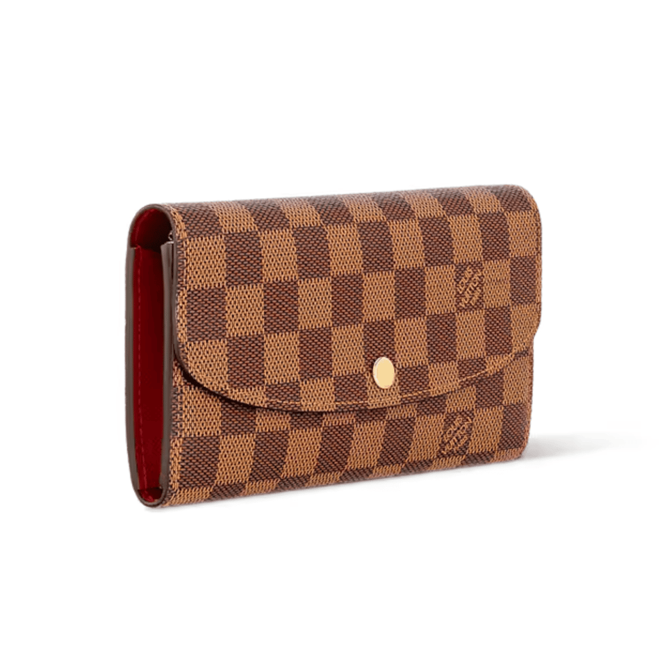 Louis Vuitton Damier Ebene Emilie Wallet For Women 19cm N63544 view 3