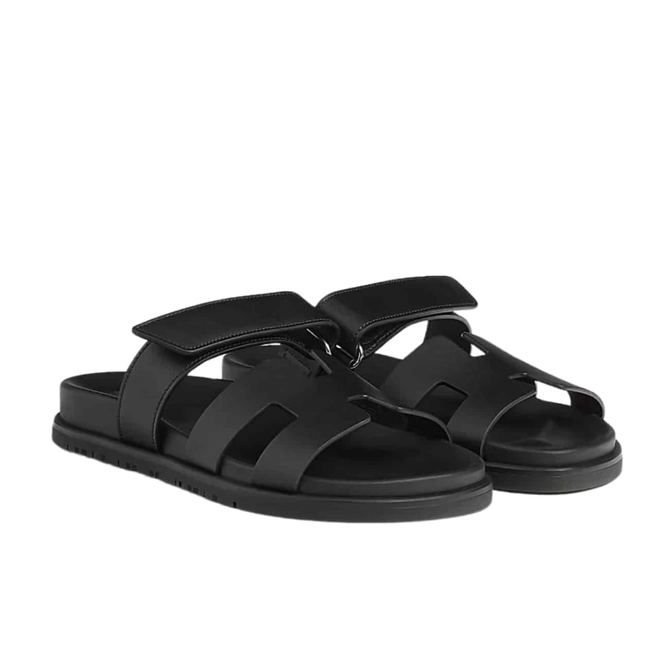 Herm?S Chypre Sandal Black Leather view 2