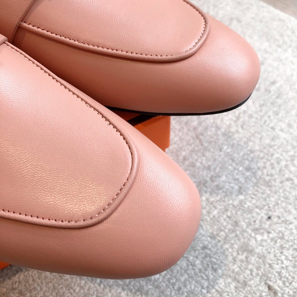 Hermes Oz Mule Pink view 5