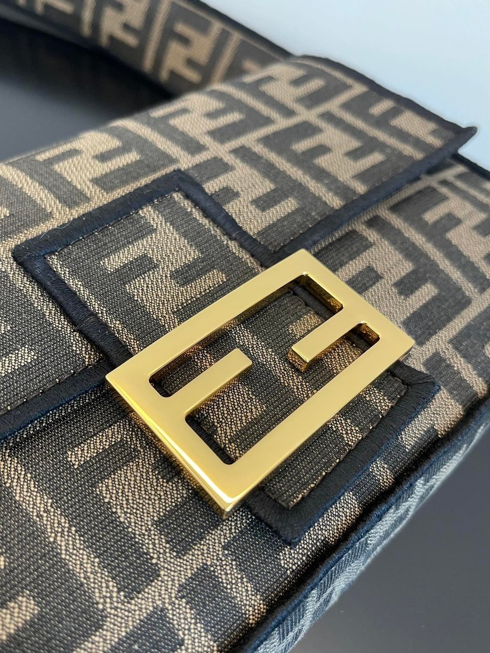 Fendi Baguette Jacquard Ff Fabric Bag 26Cm 8Br600A6V5F17U4 view 4
