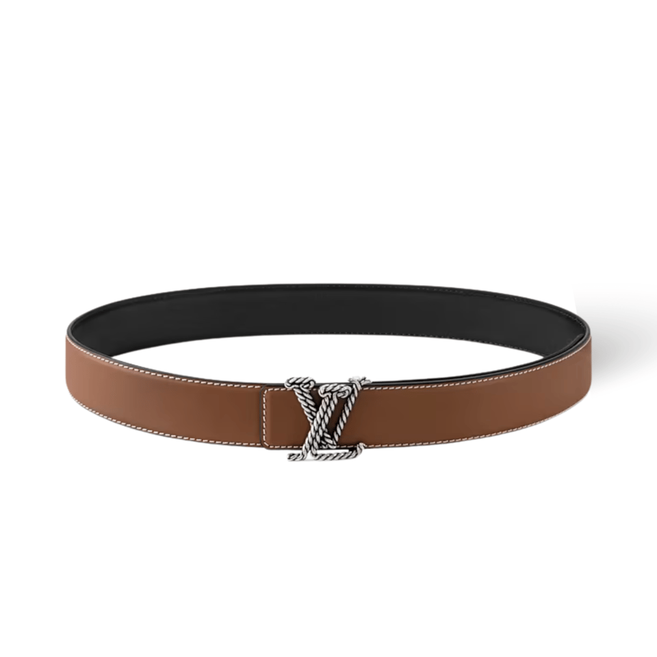 Louis Vuitton LV Rope 35mm Reversible Men Belt M4137S