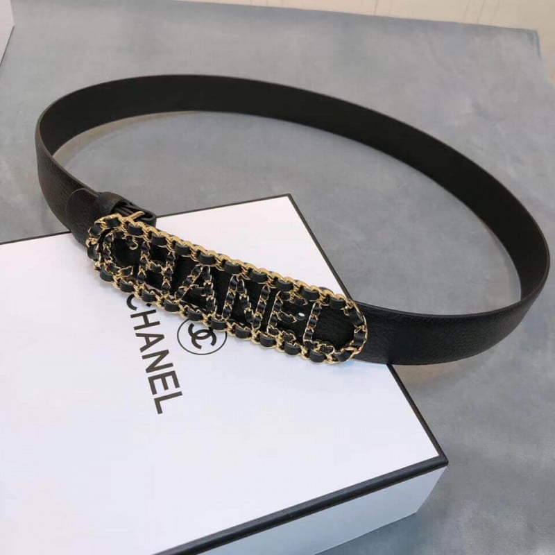 Chanel Clemence Calfskin 30mm Belt AA6600 view 2
