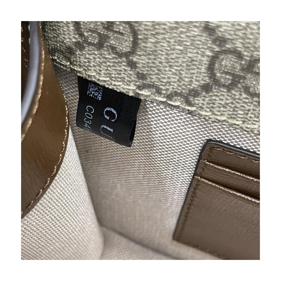 Gucci Mini Shoulder Bag with Interlocking G in GG Supreme view 16